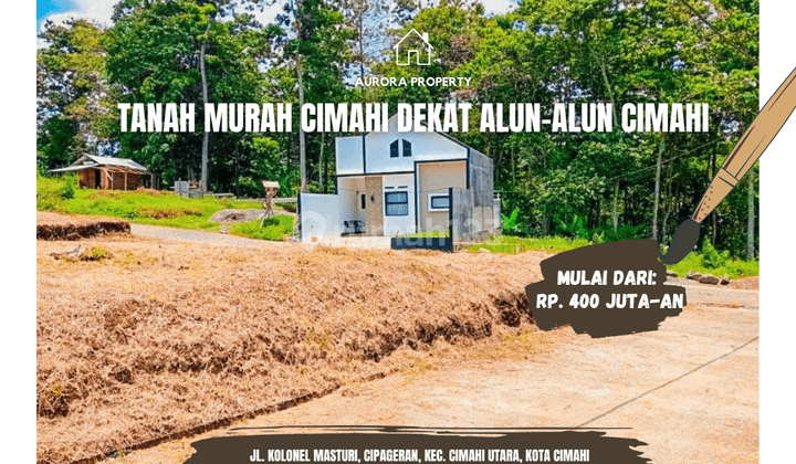 Tanah Kavling Areal Cimahi Kawasan Wisata Sertifikat SHM  1