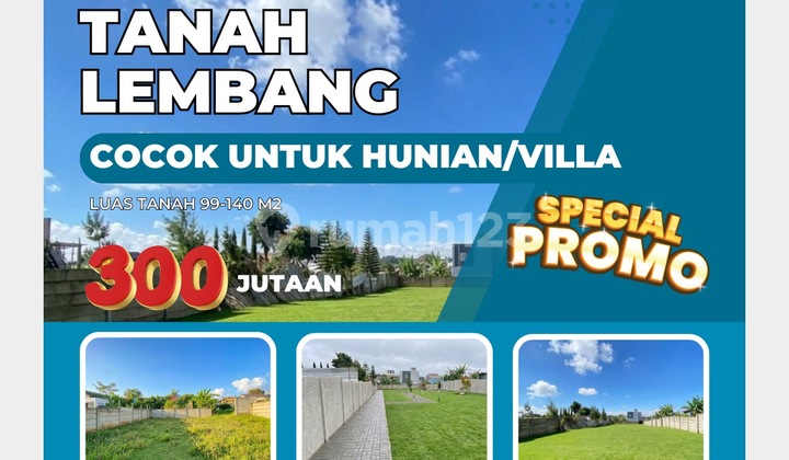 Tanah Strategis Cihanjuang Lembang - Kawasan Wisata Cocok Villa & Hunian, Promo Ramadhan 300 Jutaan!