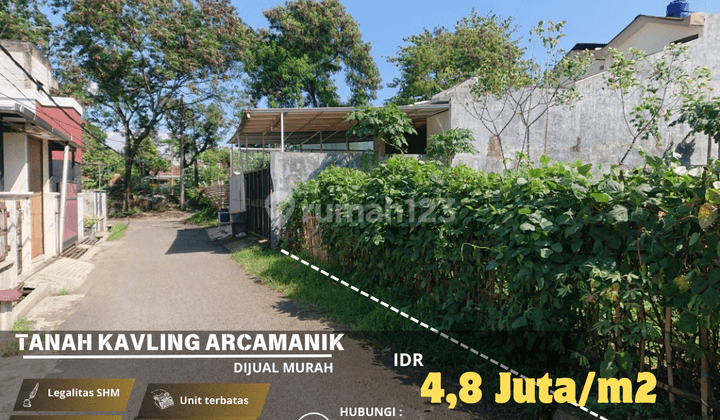 Tanah Kavling Mutiara Arcamanik Sertifikat Shm  1