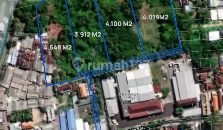 Hot List Top Urgent Cheapest in Its Class Land for Sale Can Buy Per Plot Near Ngurah Rai Airport Location Taman Sari Teratai Tuban Kuta