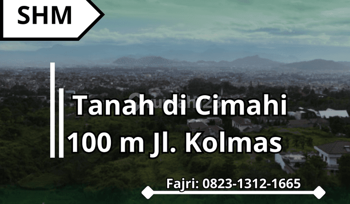 Tanah di Jl. Kolonel Masturi, Kota Cimahi SHM 1