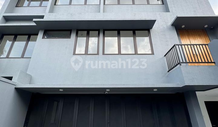For Sale New 3-Story House + Rooftop in Kemang | Modern Industrial | Private Pool