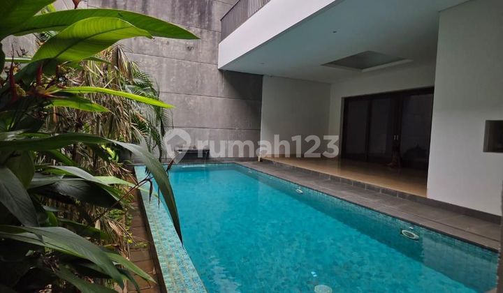 Disewakan Rumah Modern Kolam Renang - Selong Kebayoran Baru, Jl Erlangga 2