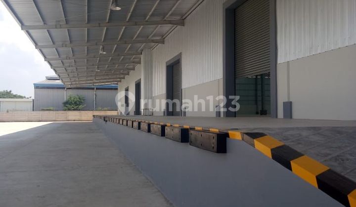 Disewakan Gudang Industri Marunda Center | Lt 12.290 M² | Lb 8.305 M² | 5 Dock Leveler | Akses 40 Feet