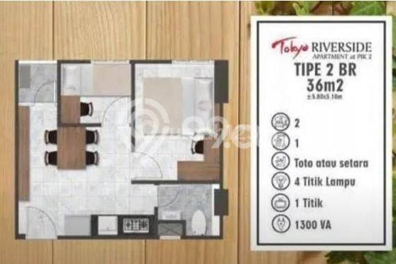 Apartemen Tokyo Riverside PIK 2 2