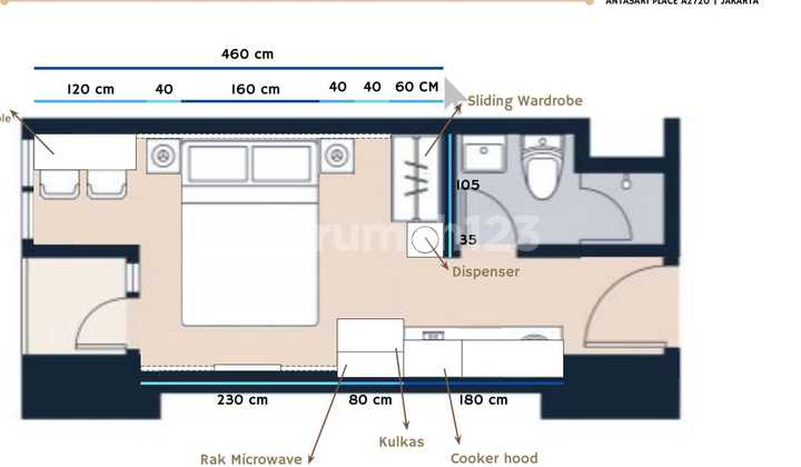 Dijaul Murah Apartemen Antasari Plase 2