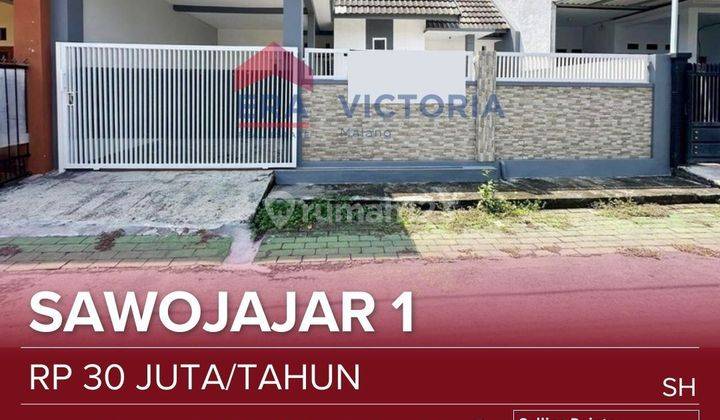 Disewakan Rumah 1 Lantai Dekat Dengan Exit Tol Daerah Sawojajar 1