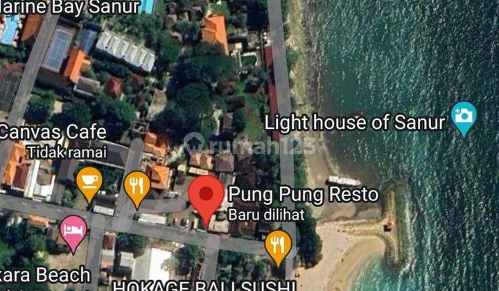 TOP LANGKA DI JUAL TANAH BEACH SIDE LOKASI SANUR DENPASAR SELATAN
 2