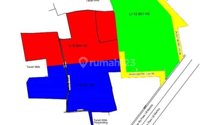 SURE DEAL FOR SALE LAND BESIDE THE MAIN ROAD LOCATION BY PASS PROF DR IDA GOOD MANTRA KETEWEL GIANYAR * green * 1