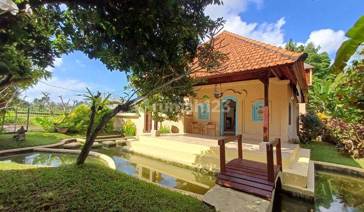 PASTI DEAL DI JUAL VILLA VIEW SAWAH LOKASI KEMENUH UBUD GIANYAR 1