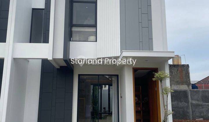 Rumah Modern 2 Lantai Di Jl Serua Ciputat Tangsel 1