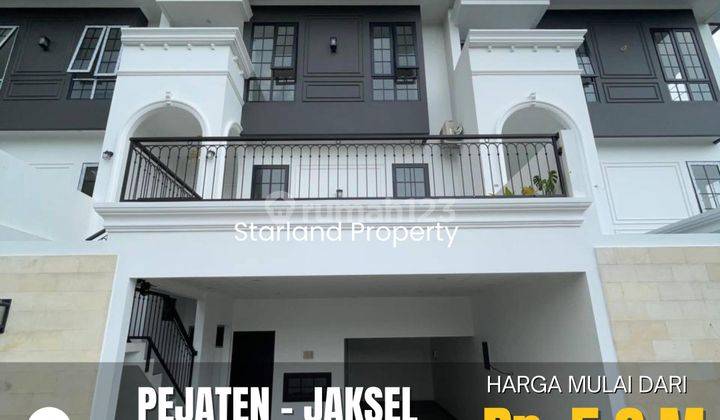 Rumah Mewah American Classic 3 Lantaidi Pejaten Jakarta Selatan 1