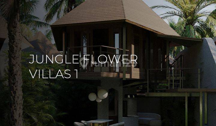 For sale leasehold junngle flower Villa ubud HS 2