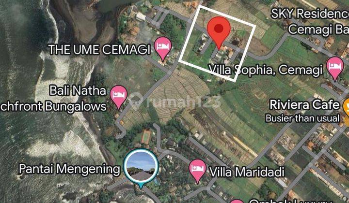 FOR RENT LAND CEMAGI SUITABLE TO BUILD A VILLAS  1