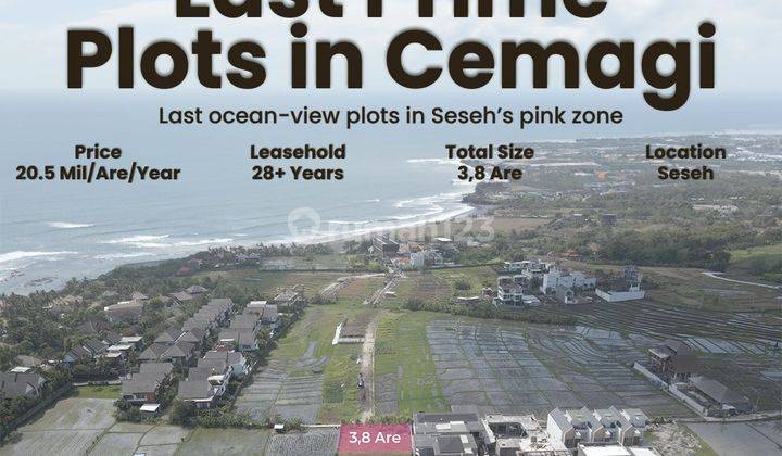 for leasehold land in cemagi seseh small plot  near the beach suitable for villa  2