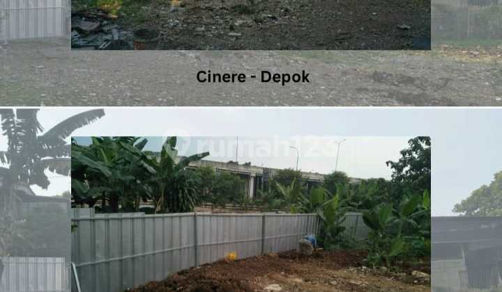 Land 1092 m2 in Cinere, Depok.