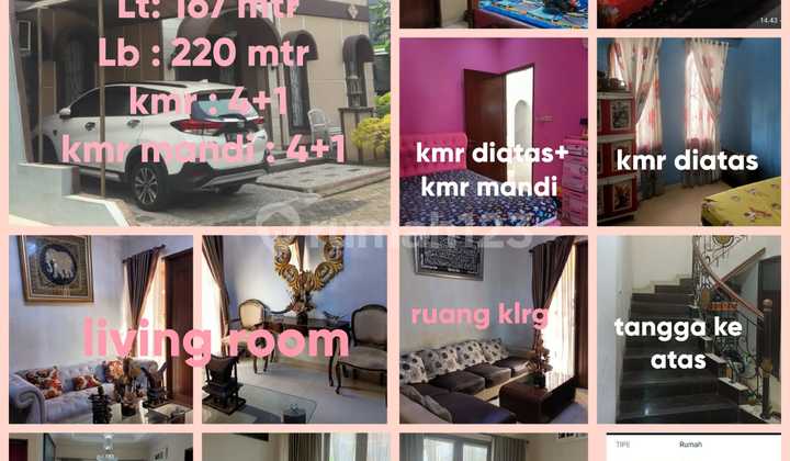 Nice House Unfurnished SHM Limo, Depok. Strategic location 250m from Toll Gate. Ready to Live, comfortable and pleasant environment, flood-free. 1
