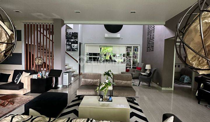 ruang keluarga rumah modern siap huni dalam