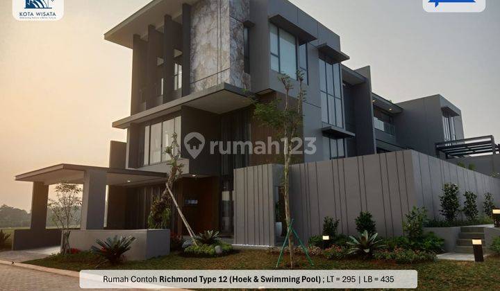 Rumah 3 Lantai di Cluster Richmond Kota Wisata 1