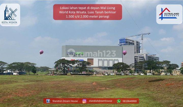 Lahan Komersial di Kota Wisata Cibubur, Depan Mal Living World 2