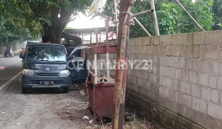 Land on Jalan Raya Cilegon Serang near Griya Baladika Asri