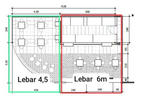 Rumah Usaha, Disewakan, 0 Jalan Raya Ramai  2