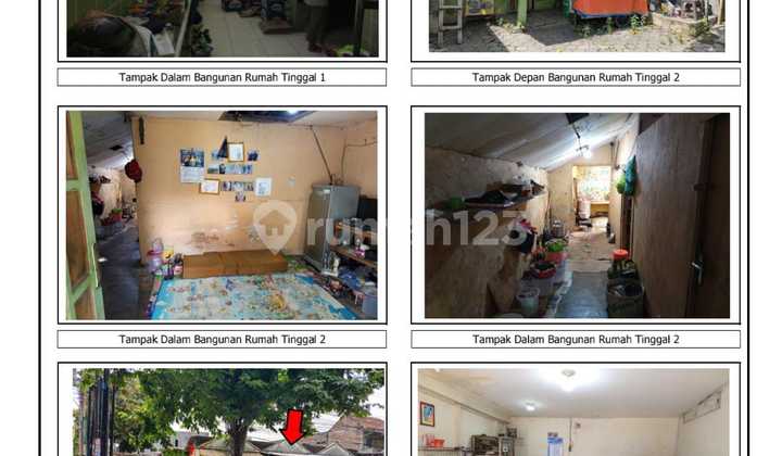 Land for Sale with Bonus House Building and 3 Kiosks on Jl Lamper Tengah Raya 1