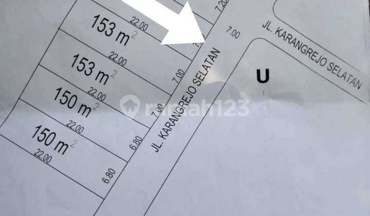 Dijual Tanah Siap Bangun di Jl Karangrejo Selatan Jatingaleh 2