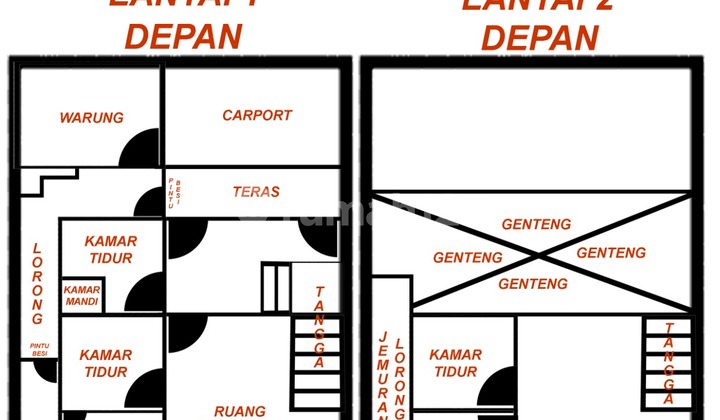 Dijual Murah Rumah 2 Lantai Ready Di Pedurungan Kidul  2