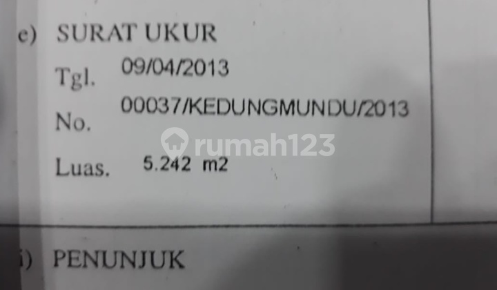 Quick Sale Land on the Side of Kedungmundu Raya Road Near Unimus 2