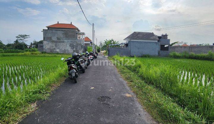  Own a dream plot of land in Tedung, Abianbase, Gianyar with stunning views of green rice fields 2