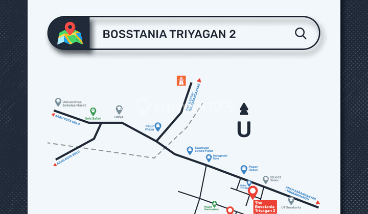 INVESTASI RUMAH BARU DI LOKASI STRATEGIS AREA SOLO TIMUR 2