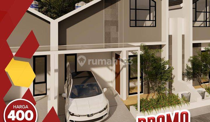 RUMAH 2 KAMAR TIDUR JALAN LEBAR LOKASI BELAKANG KAMPUS UT KRA 1