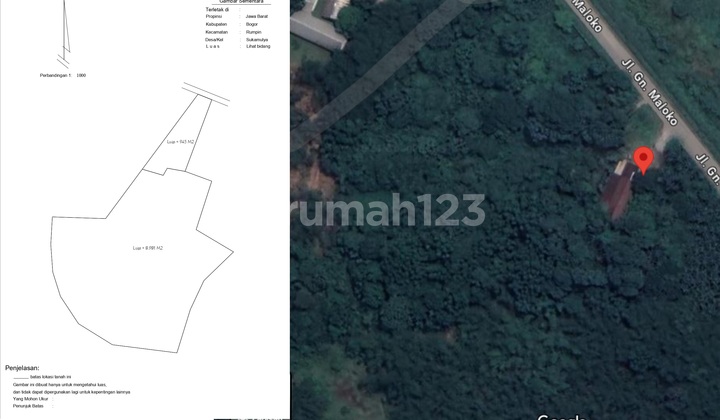 DIJUAL CEPAT TANAH CISAUK GN MALOKO (Nego sampai deal)