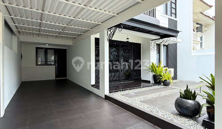 House for Sale Fully Furnished Ready to Occupy with Large Road Row in Puspita Loka Bsd City 2