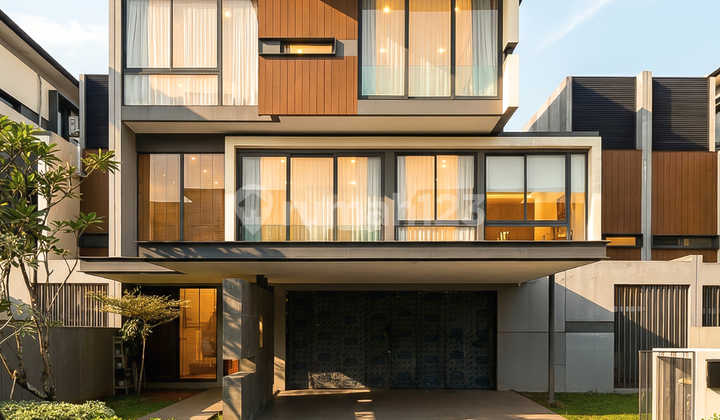 Dijual Rumah Mewah 3 Lantai Full Furnished di Cluster Lyndon, Navapark, BSD City