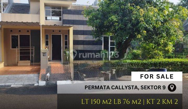 Dijual Rumah Hook Siap Huni Di Cluster Permata Callysta, Bintaro Sektor 9 1