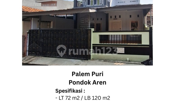 Dijual Rumah 2 Lantai Siap Huni Di Palem Puri Pondok Aren