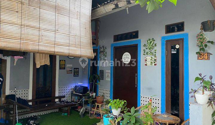 Rumah Utama 1 Lantai Dan 3 Kontrakan Asri, Terawat SHM  2