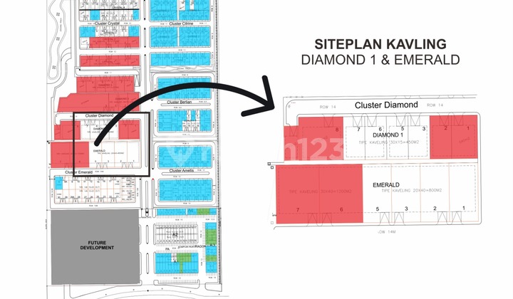 Kavling Cluster Crystal