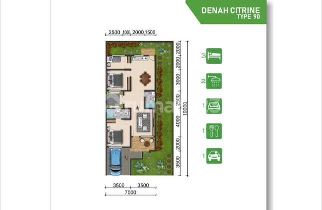 Cluster Citrine 90/188 2
