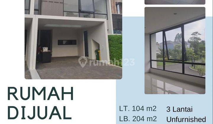 Rumah Baru Unfurnished 3 Lantai Lokasi Stategis Jakarta Selatan Harga Murah 1