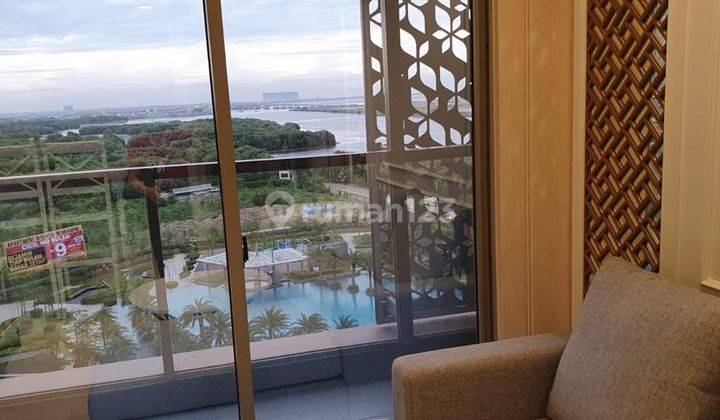 Disewa Apartemen Gold Coast Atlantic Lantai Rendah 1 BR 51 M2 1