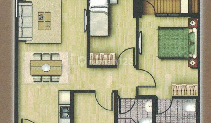 Near Mrt Affordable 3br Apartment Aspen Residence In Lebak Bulus 2