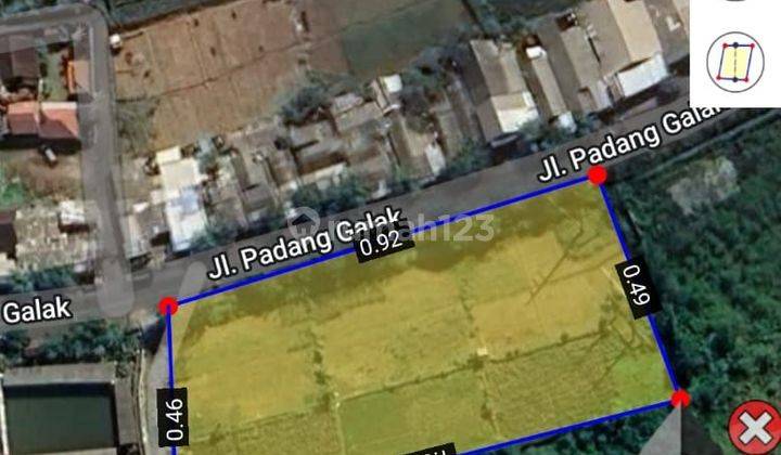 DEAL FOR RENT OF LAND ON THE SIDE OF THE ROAD LOCATION PADANGGALAK DENPASAR TIMUR 1