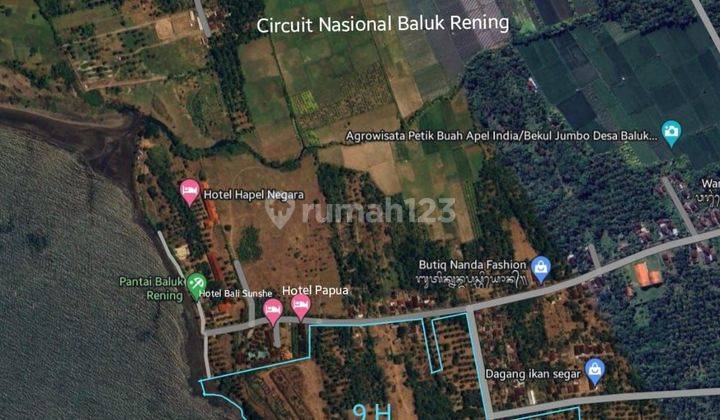 DEFINITELY DEAL FOR SALE LOSS RENING BEACH BALUK SEA VIEW LOCATION BALUK NEGARA JEMBRANA
 2