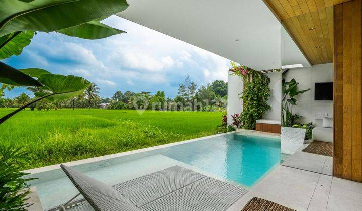 Brand New Villa 2 Kamar Tidur Design Modern Di Ubud View Sawah HS 2