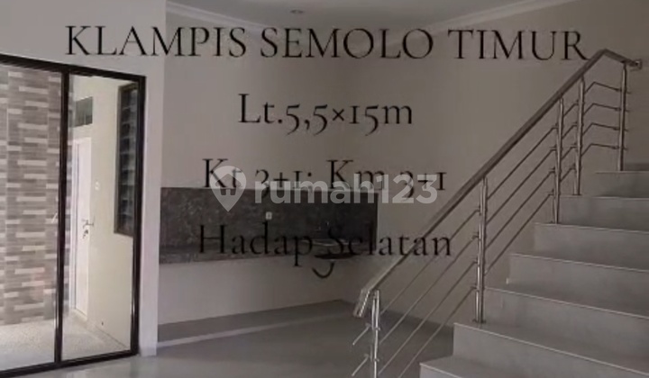 Rumah Baru Gress di Klampis Semolo 2