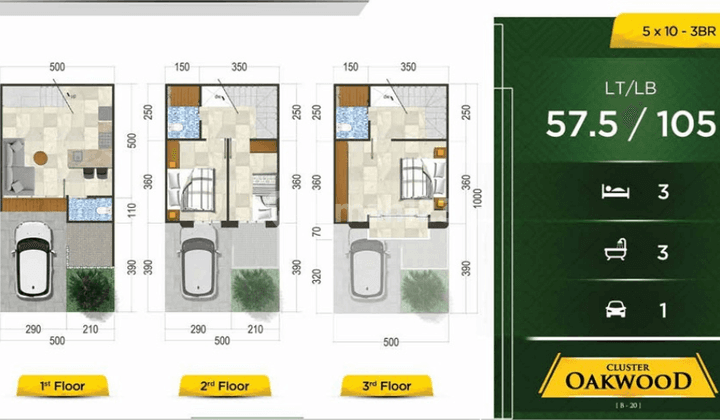 Rumah Royal Residence Oakwood Full Furnish 1