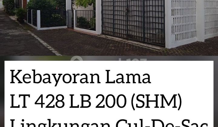 Turun Harga Dijual Cepat Hunian Exclusive di Kebayoran Lama Jakarta Selatan
